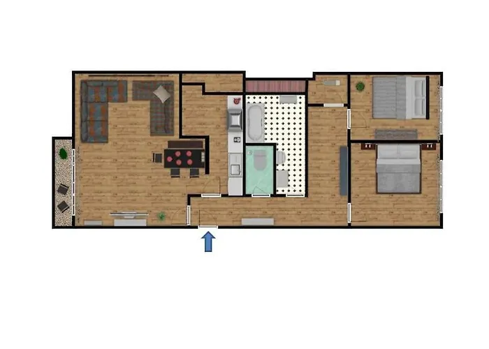 Daire Dlouha 2bd Prag